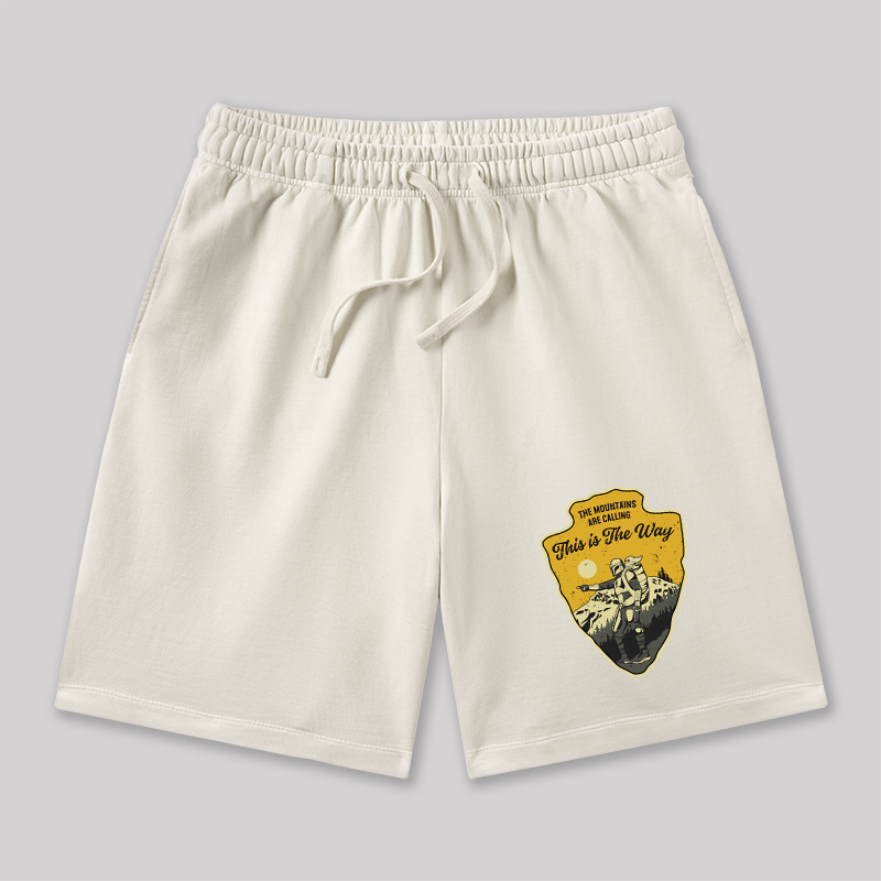 This is the Way Geeky Washed Shorts