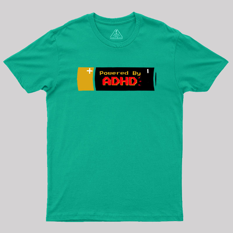ADHD Battery Geek T-Shirt