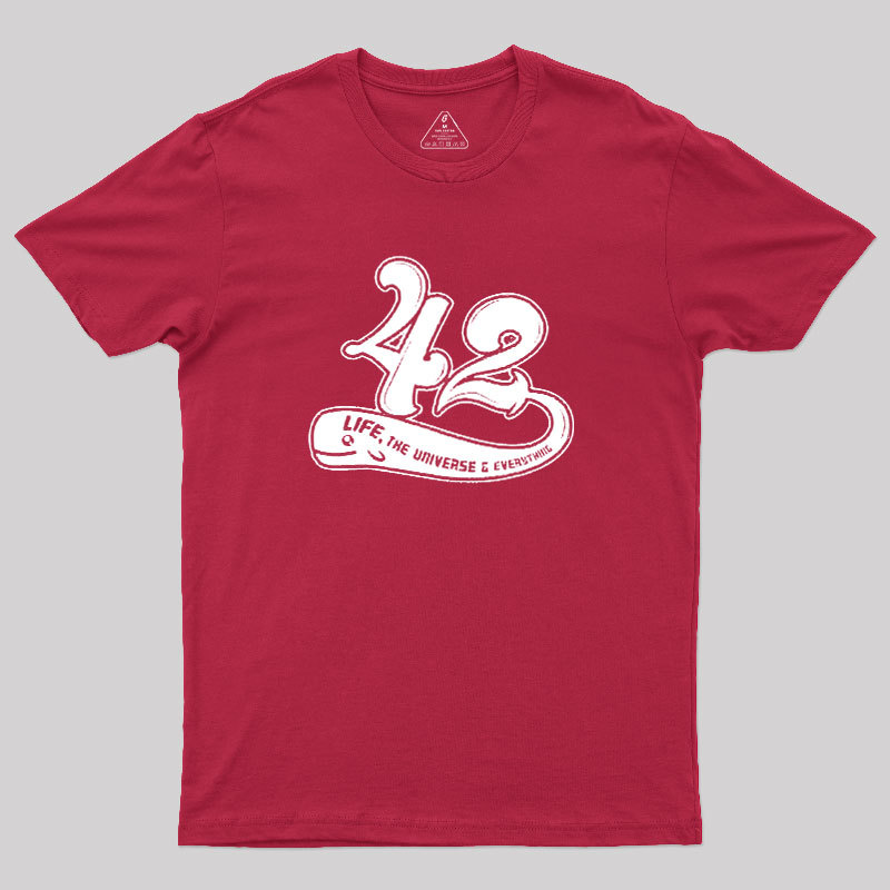 Whale 42 Geek T-Shirt