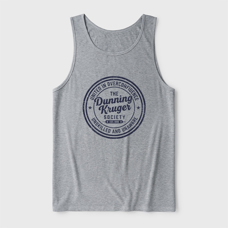 The Dunning-Kruger Society Ultra Soft Heather Tank
