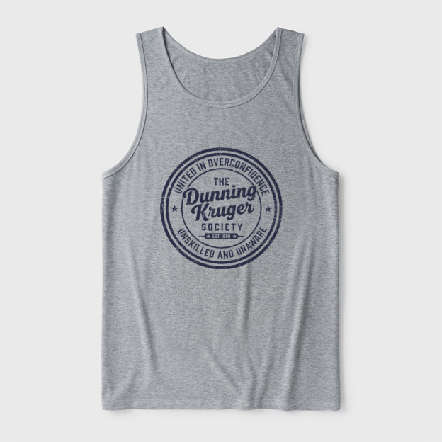 The Dunning-Kruger Society Ultra Soft Heather Tank