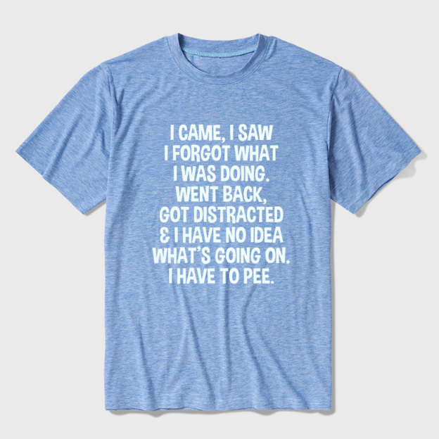 I Came I Saw I Forgot What I Was Doing Ultra Soft Heather Tees