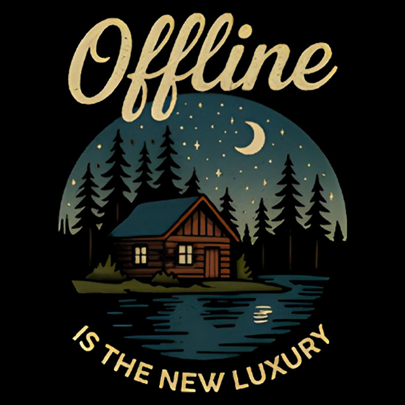 Offline is the New Luxury Geek T-Shirt
