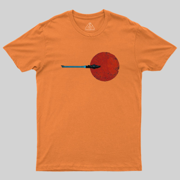 Flight Over Mars Geek T-Shirt