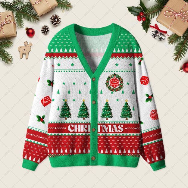 Merry Christmas Geek Ugly Cardigan Sweaters 