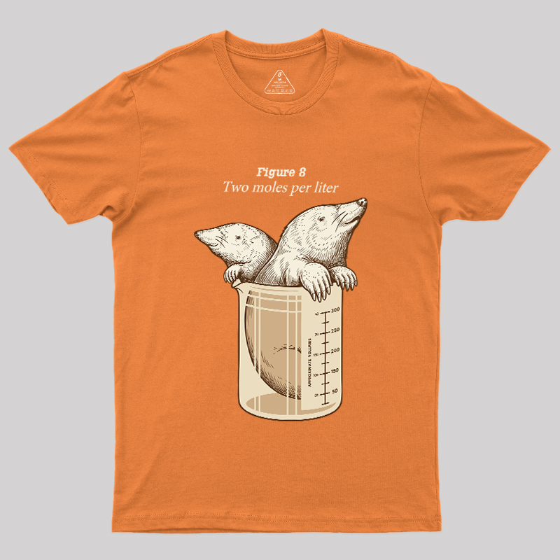 Mole Per Liter Geek T-Shirt