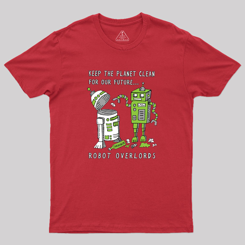 Robot Earth Geek T-Shirt