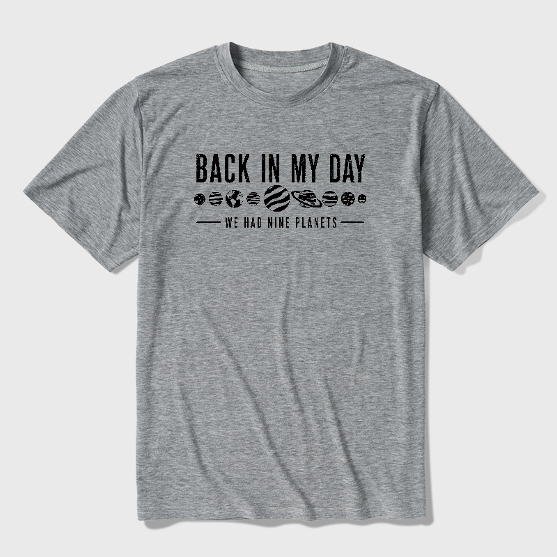 Back In My Day Ultra Soft Heather Tee