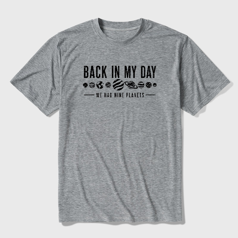Back In My Day Ultra Soft Heather Tee