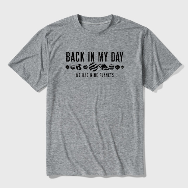 Back In My Day Ultra Soft Heather Tee