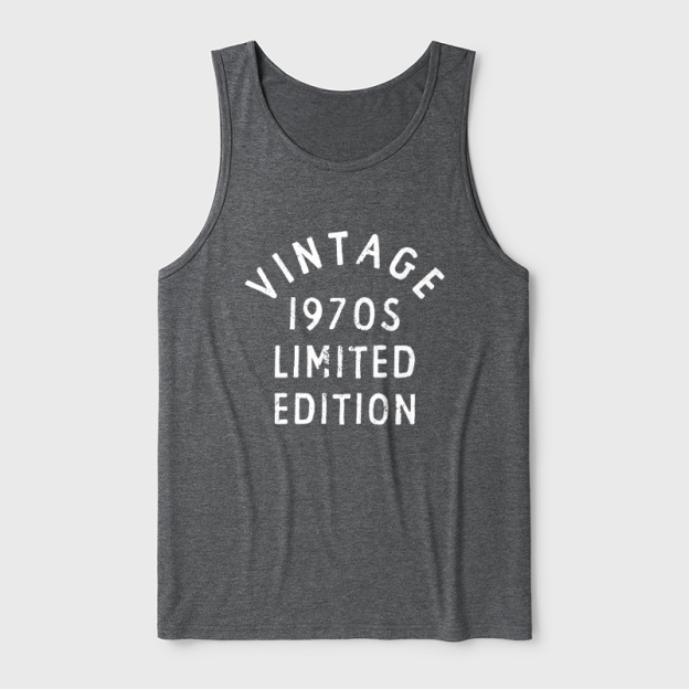 Vintage 1970s Limited Edition Ultra Soft Heather Tank