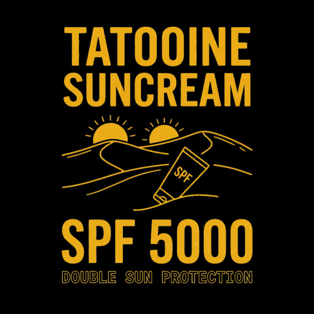 Two-Sun Desert Sunscreen Geek T-Shirt