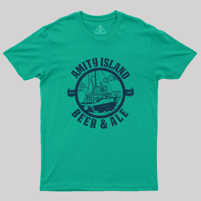 Amity Island Beer Ale Geek T-Shirt
