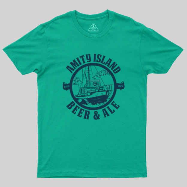 Amity Island Beer Ale Geek T-Shirt