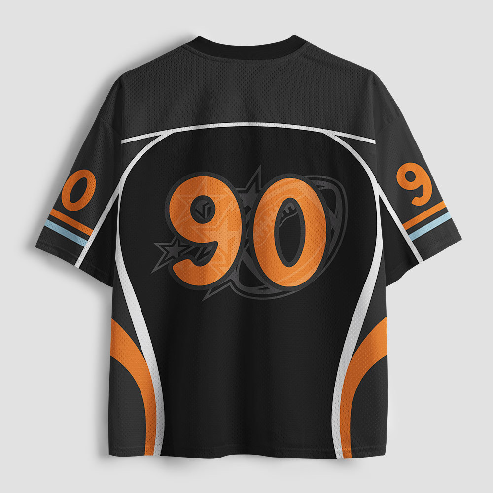 90% Chewing 10% Watching Geek Mesh Jersey