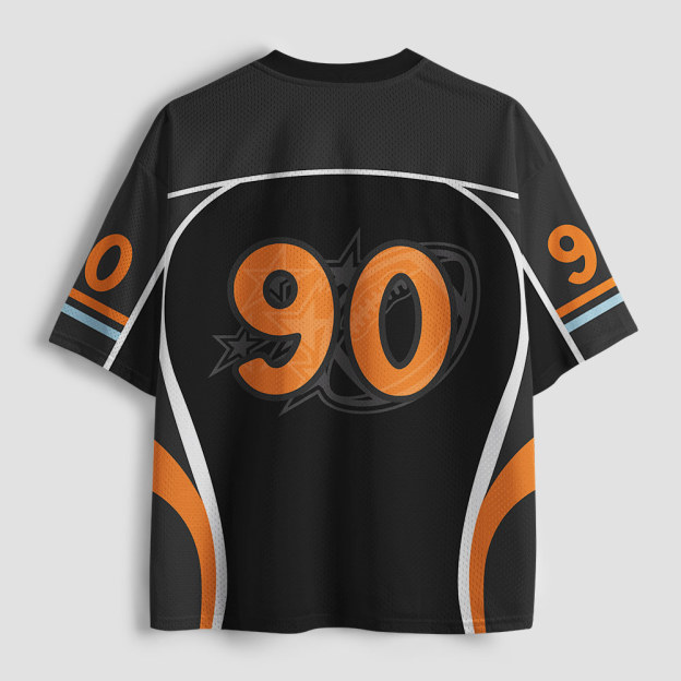 90% Chewing 10% Watching Geek Mesh Jersey
