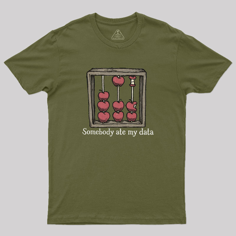 Somebody Ate My Data Geek T-Shirt