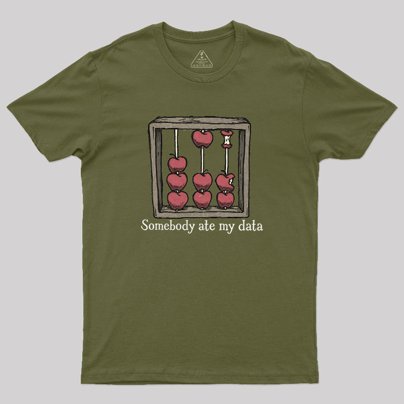 Somebody Ate My Data Geek T-Shirt