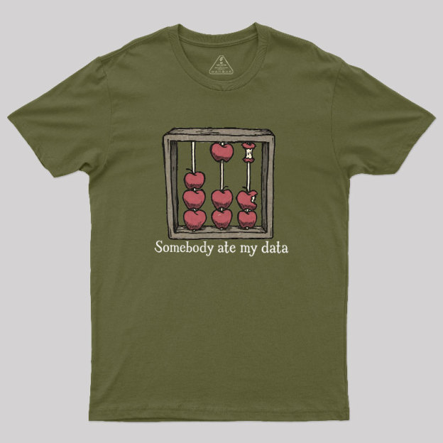Somebody Ate My Data Geek T-Shirt