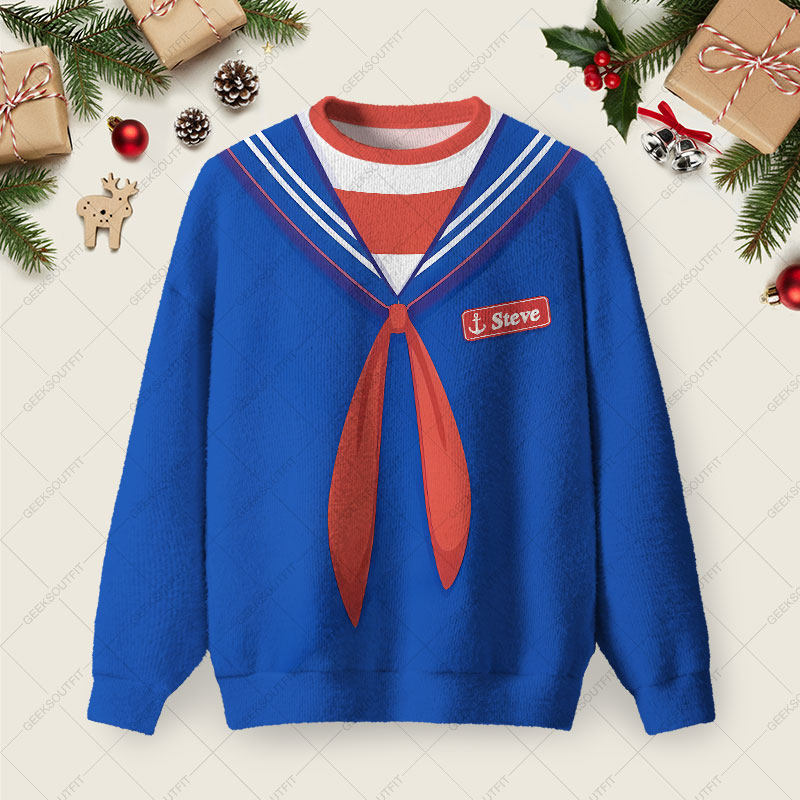 Steve Harrington‘s Fuzzy Fleece Sweatshirt