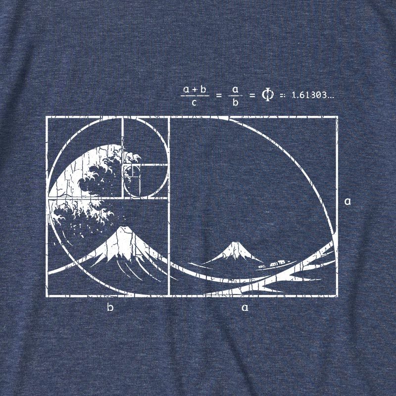 The Great Fibonacci Wave Ultra Soft Heather Tee