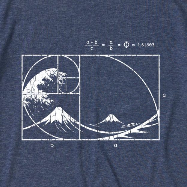 The Great Fibonacci Wave Ultra Soft Heather Tee