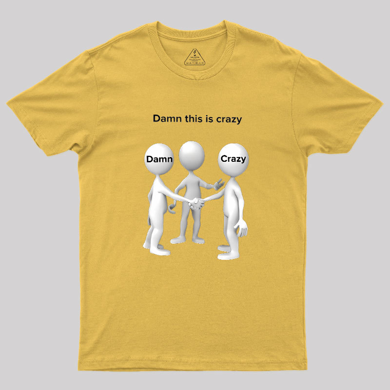 Damn This Is Crazy Geek T-Shirt