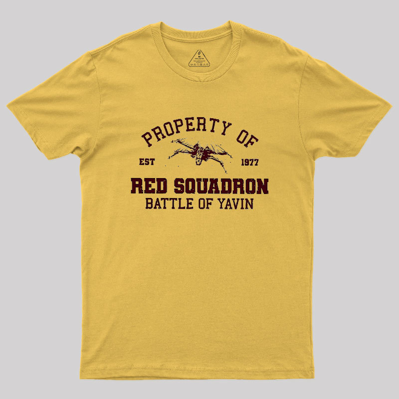 Property Of Red Squadron7 Geek T-Shirt
