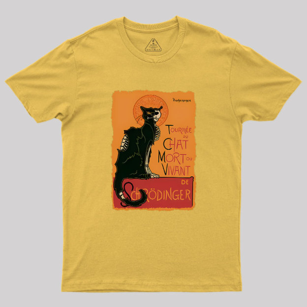 Le Chat Noir De Schr?dinger Geek T-Shirt