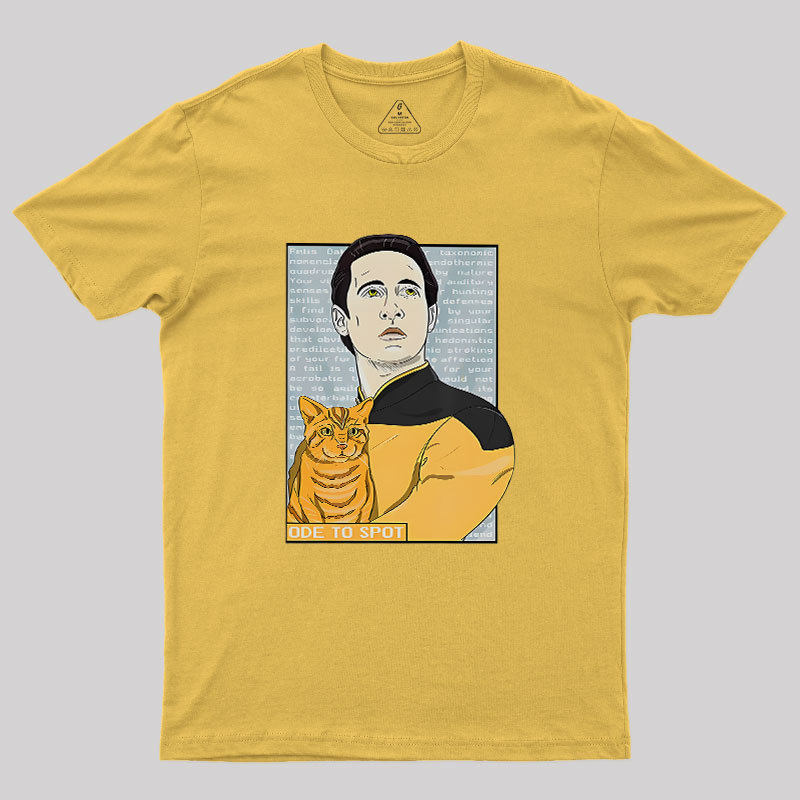 Date Ode To Spot Cat Geek T-Shirt