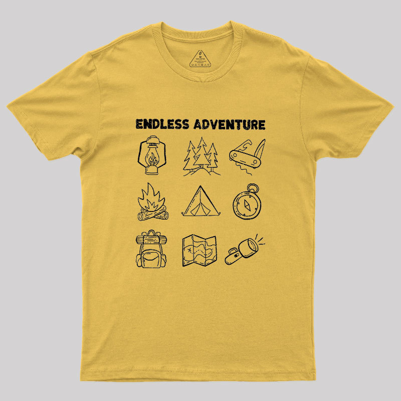 Endless Camping Adventure Geek T-Shirt