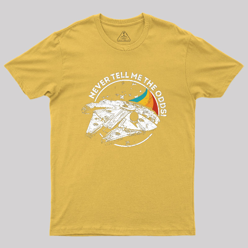 Never Tell Me the Retro Odds Geek T-Shirt