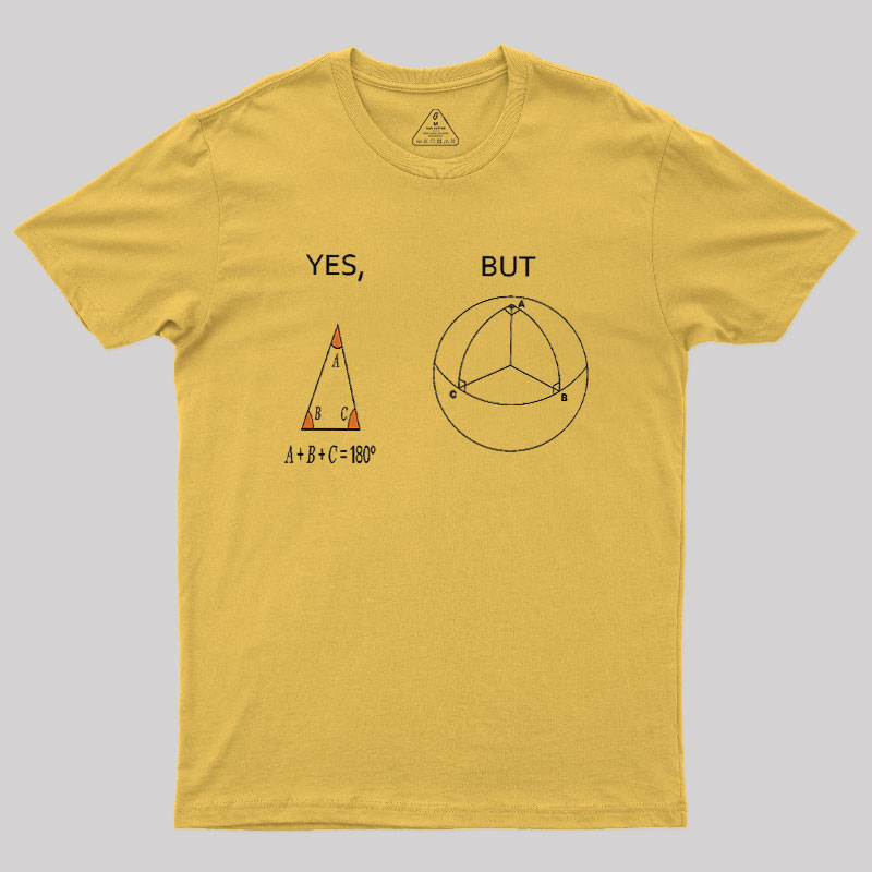 YES BUT Geek T-Shirt