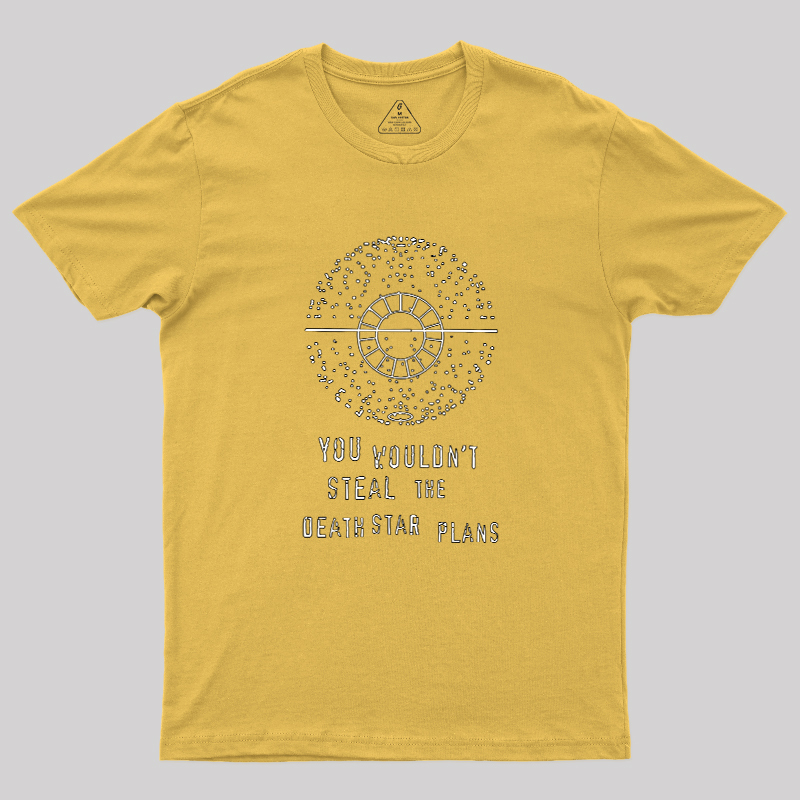 Death Star Plans Geek T-Shirt