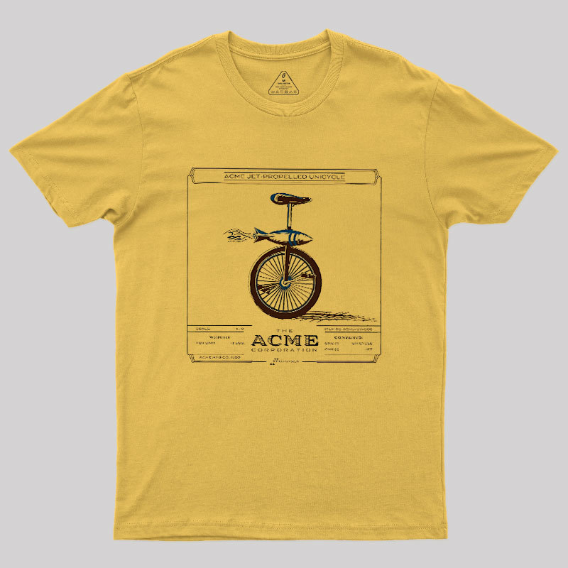 AACME Jet-Propelled Unicycle Geek T-Shirt