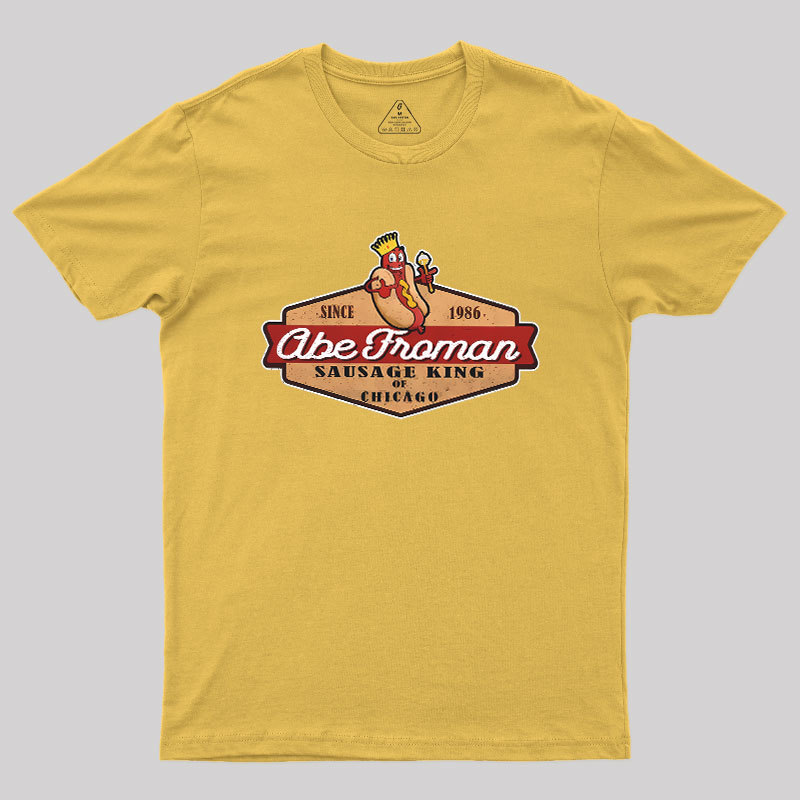 Abe Froman Sausage King Of Chicago Geek T-Shirt