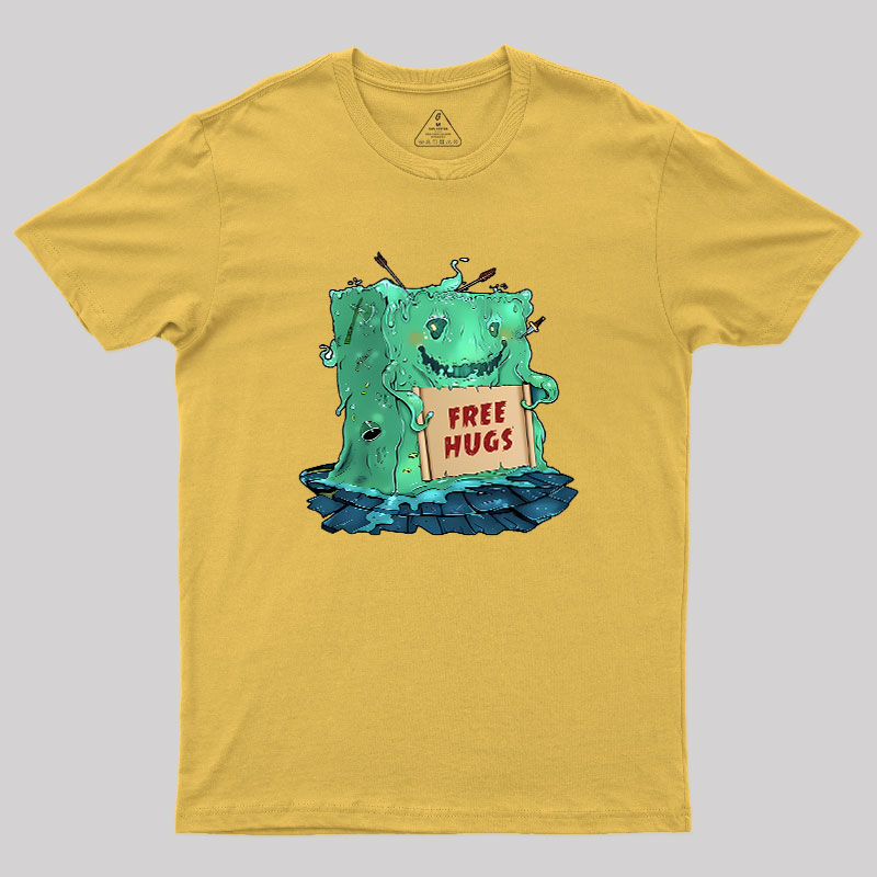 Gelatinous Cube free hugs Geek T-Shirt