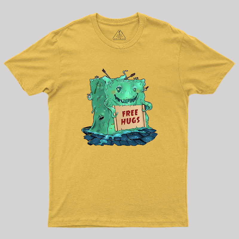 Gelatinous Cube free hugs Geek T-Shirt