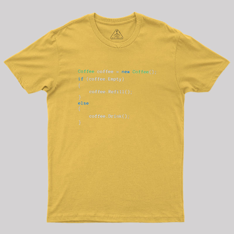 Coffee Coffee Geek T-Shirt