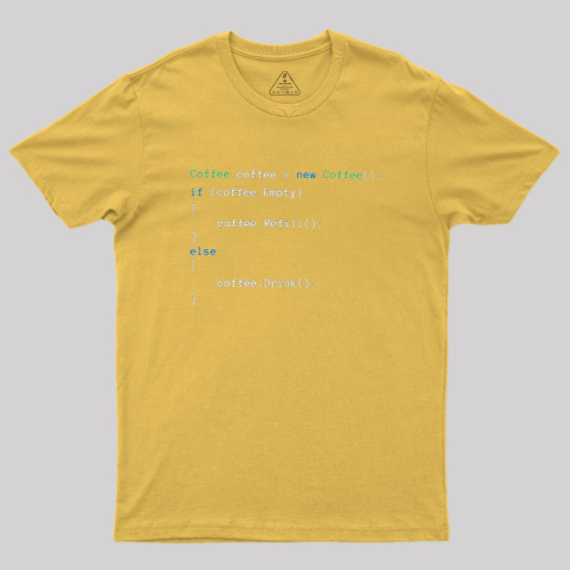 Coffee Coffee Geek T-Shirt
