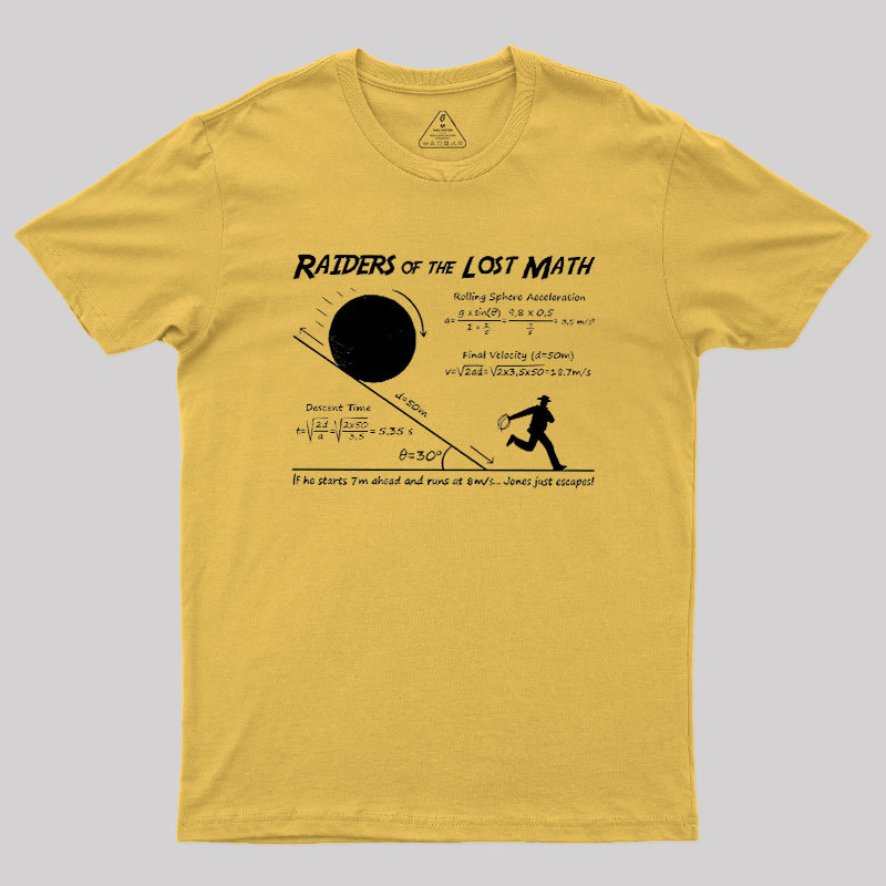 Raiders Of The Lost Math Geek T-Shirt