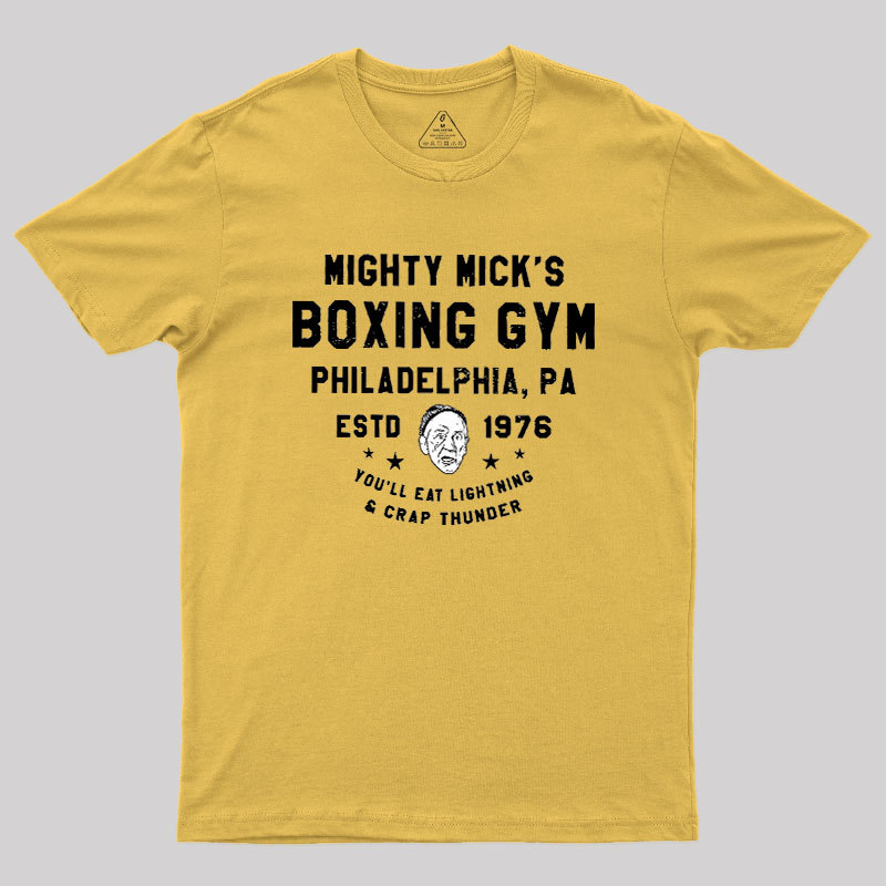 Mighty Mick's Boxing Gym Geek T-Shirt