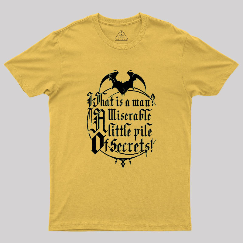 What Is A Man Geek T-Shirt