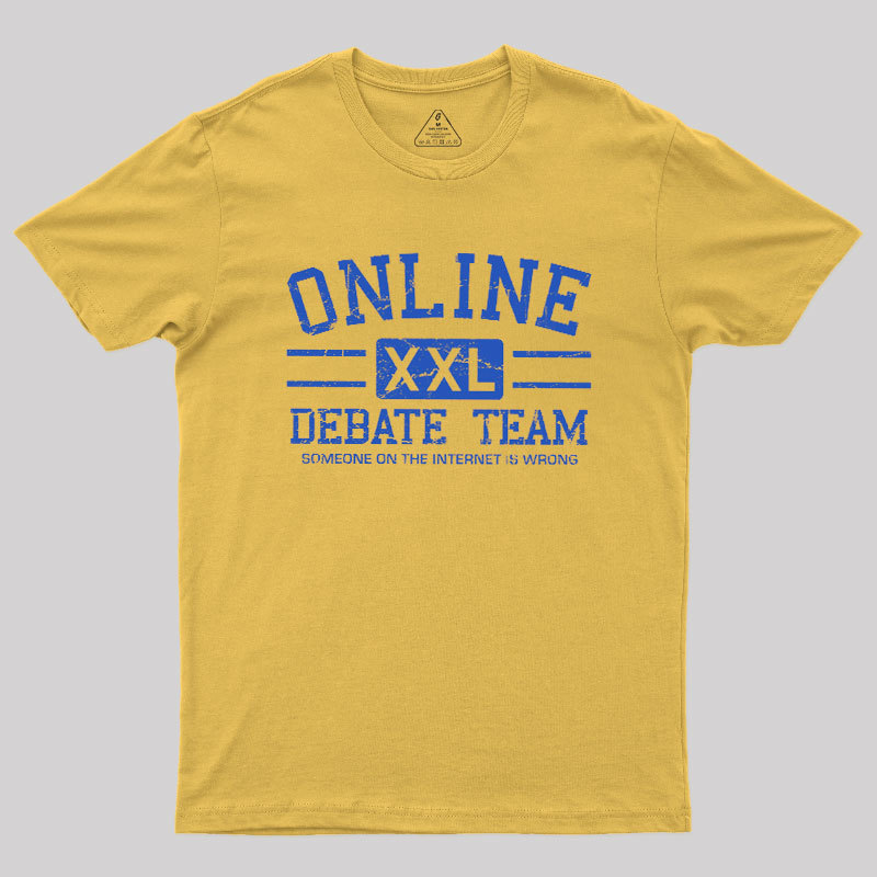 Online Debate Team Geek T-Shirt