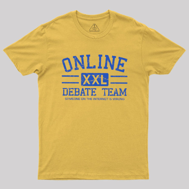 Online Debate Team Geek T-Shirt