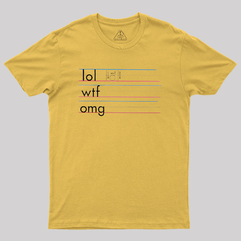Practice Your Texting Geek T-Shirt