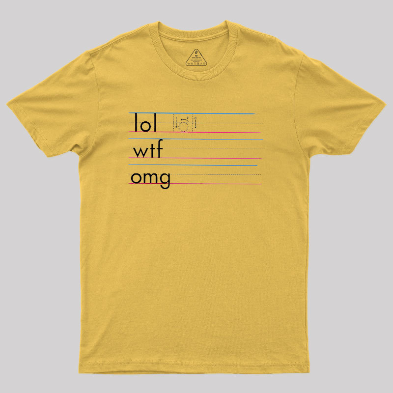 Practice Your Texting Geek T-Shirt