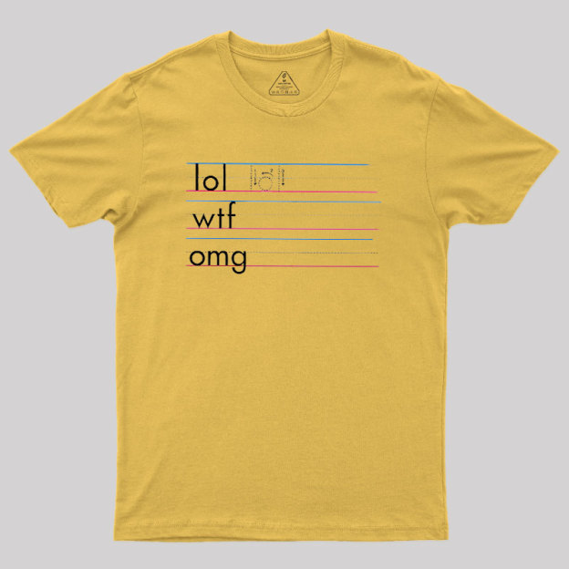 Practice Your Texting Geek T-Shirt
