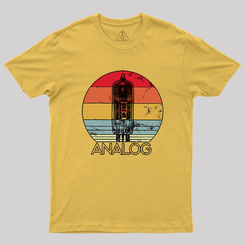 Vacuum Tube Analog Geek T-Shirt