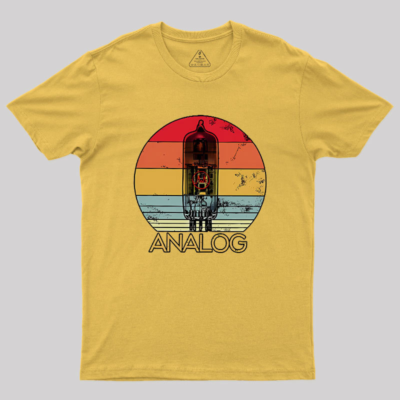 Vacuum Tube Analog Geek T-Shirt